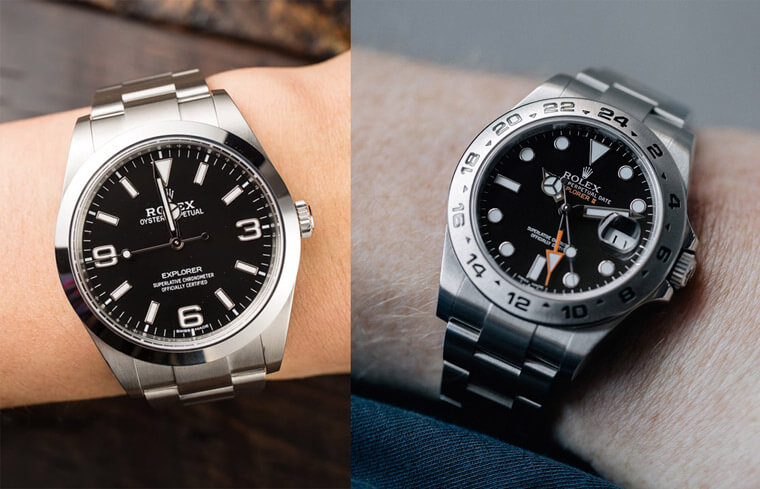 黑面探險家正面對決 勞力士Explorer 214270 vs 216570