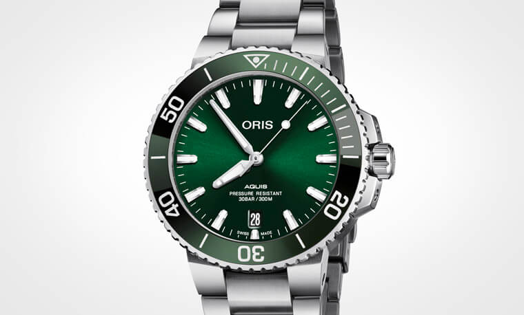 入门级的陶瓷圈绿水鬼 ORIS Aquis潜水表