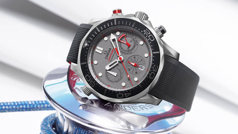 水上水下都能派上用场 欧米茄Seamaster Diver 300m计时表ETNZ纪念款