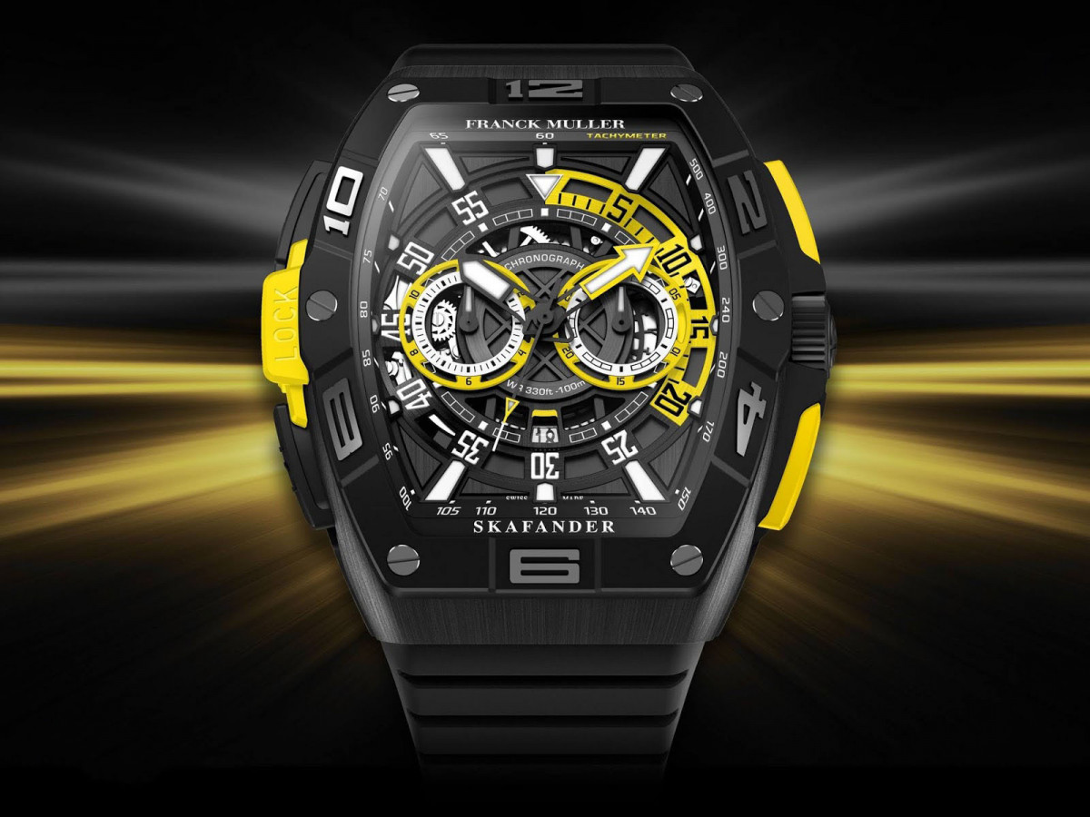 更切合潜水人士的需要 FRANCK MULLER酒桶形潜水表Skafander Chronograph
