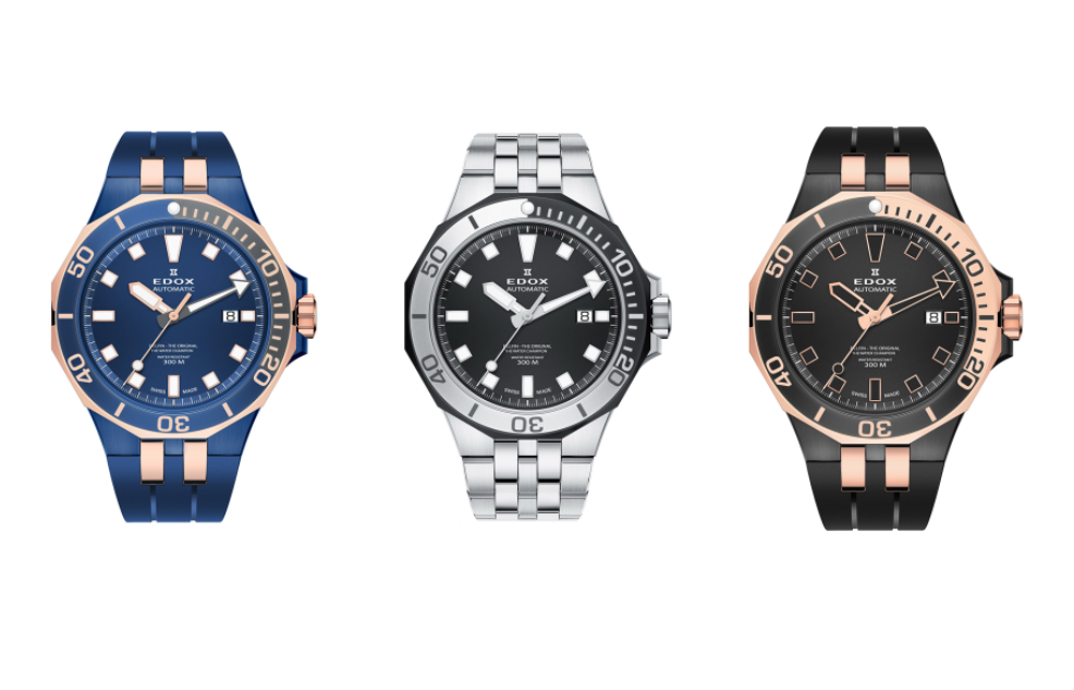 成立135周年的诚意之作 EDOX Delfin海豚系列自动日历腕表