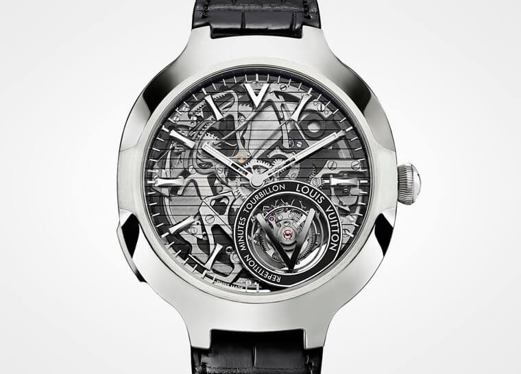 LV首见教堂式音簧问表 路易威登Voyager Minute Repeater Flying Tourbillon