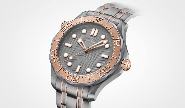 罕見金屬強勢來襲 歐米茄海馬潛水300米系列