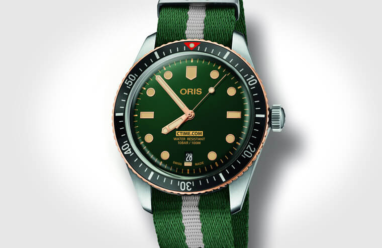 区域限定款才有的专属配色 ORIS Divers Sixty-Five潜水表