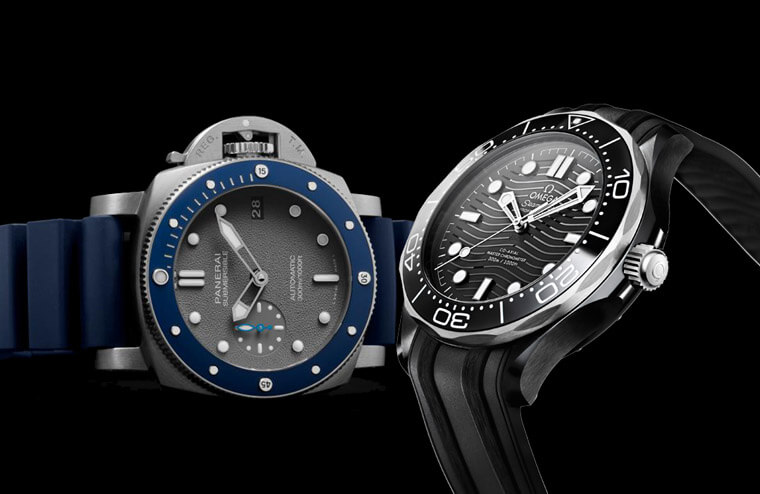 20万陶瓷圈潜水表推荐 欧米茄Seamaster和沛纳海Submersible比较