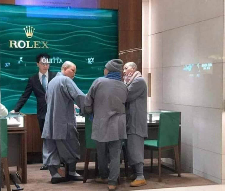 出家人也瘋勞力士！？