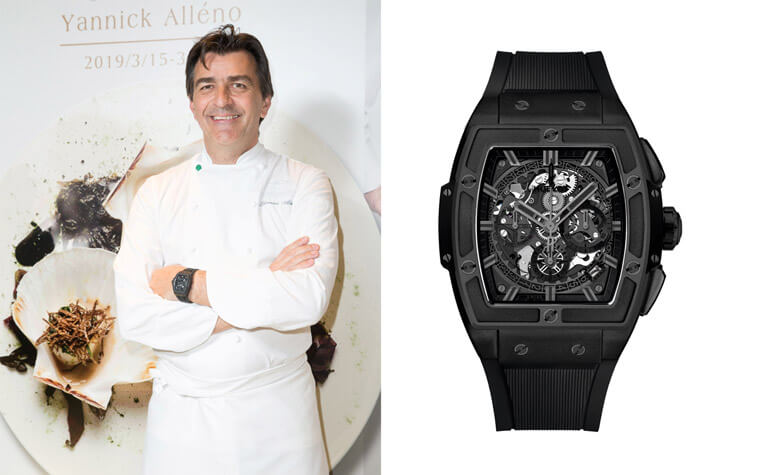 顶尖主厨Yannick Alléno来台展献厨艺 佩戴宇舶Spirit of Big Bang All Black体现戴表品味