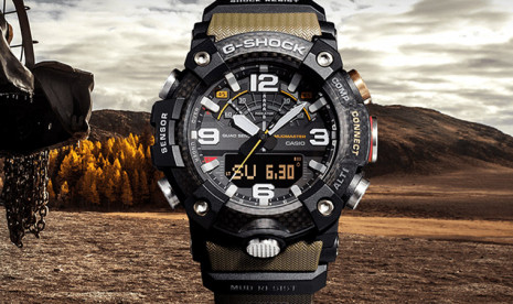 轻量化保护性也强的碳纤维表壳　CASIO G-Shock Mudmaster GG-B100