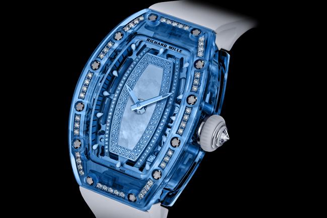 首创以整块蓝宝石水晶打造 RICHARD MILLE RM 07-02