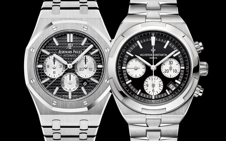 直逼百萬的鋼殼計時錶推薦 愛彼皇家橡樹 vs 江詩丹頓Overseas
