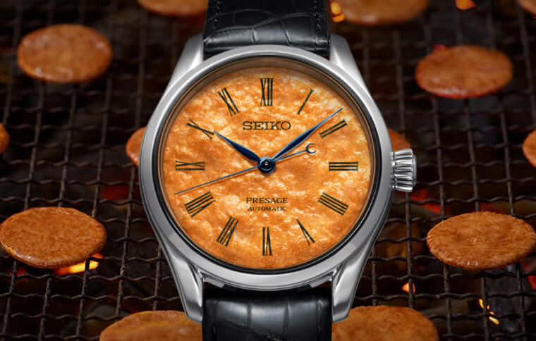 世界首创!仙贝面盘手表 SEIKO Presage