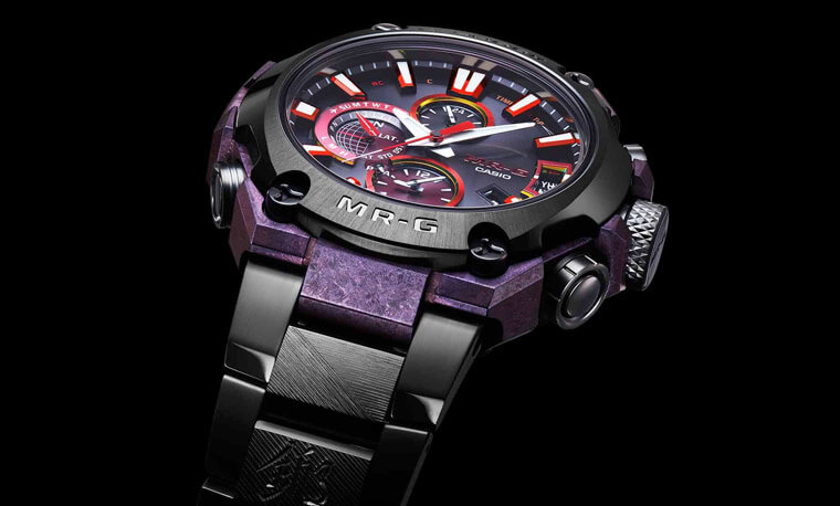 G-SHOCK MRG-G2000GA从日本刀工艺获得创作灵感 紫色表壳象徵日本贵族