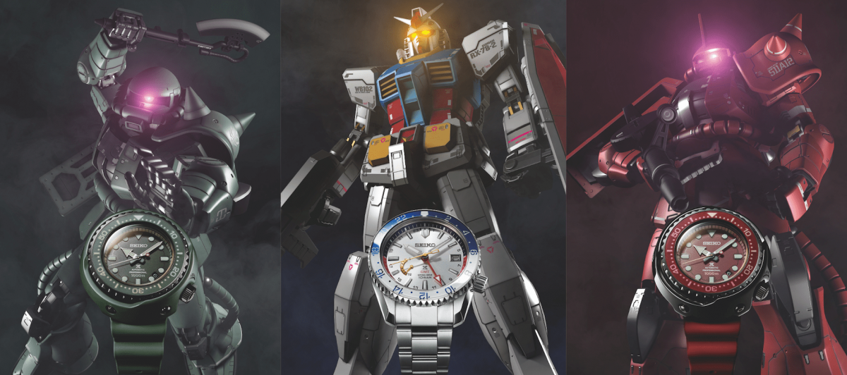 钢弹迷照过来 SEIKO Prospex发表GUNDAM 40周年限量联名表