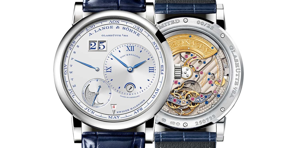 朗格Lange 1 25周年系列继续推出第四发陀飞轮万年历