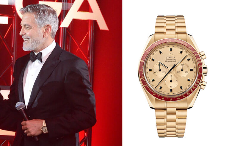 登月太空人和大明星喬治克隆尼齊聚美國佛州 K金超霸計時錶重出江湖紀念阿波羅11號任務