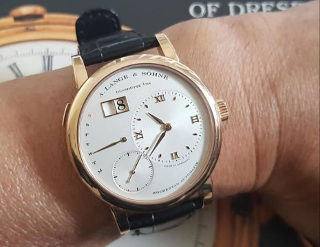 有定期保養的朗格Lange 1走時變更準  一天秒差範圍少到讓人驚豔