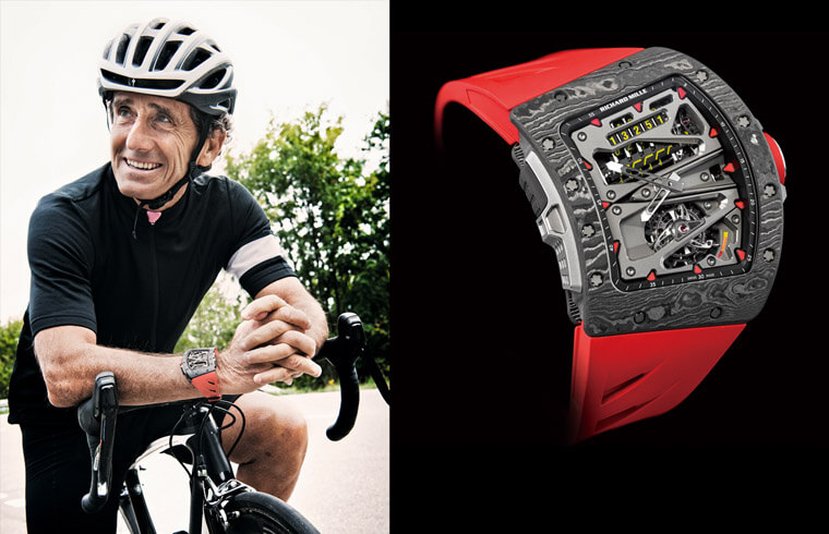 首见自行车专用陀飞轮 RICHARD MILLE打造RM 70-01 Alain Prost