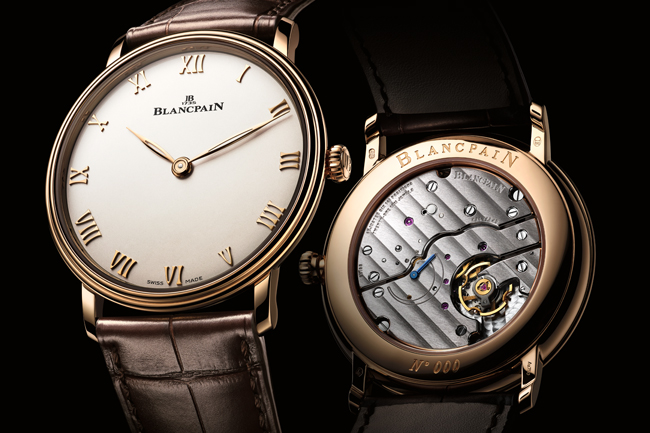 寶珀Villeret經典系列超薄錶厚度僅7.40毫米再度打破品牌紀錄