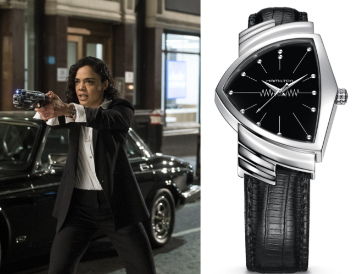 MIB星際戰警佩戴漢米爾頓Ventura系列一同前往倫敦出任務