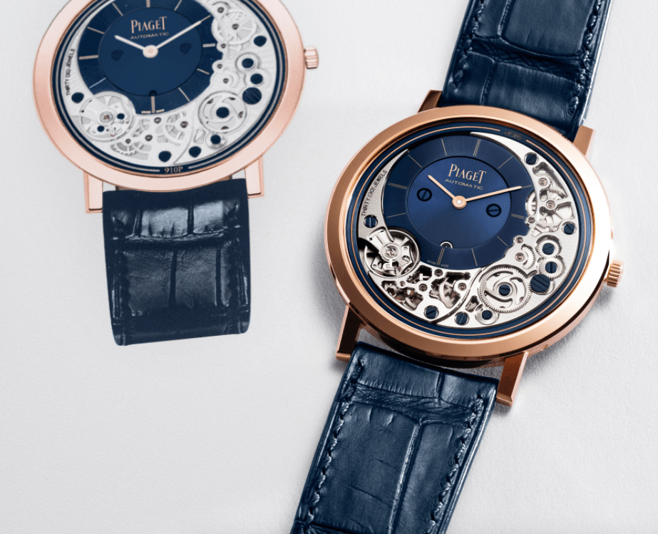 伯爵為Only Watch慈善拍賣會特別製作Altiplano藍面盤限定款