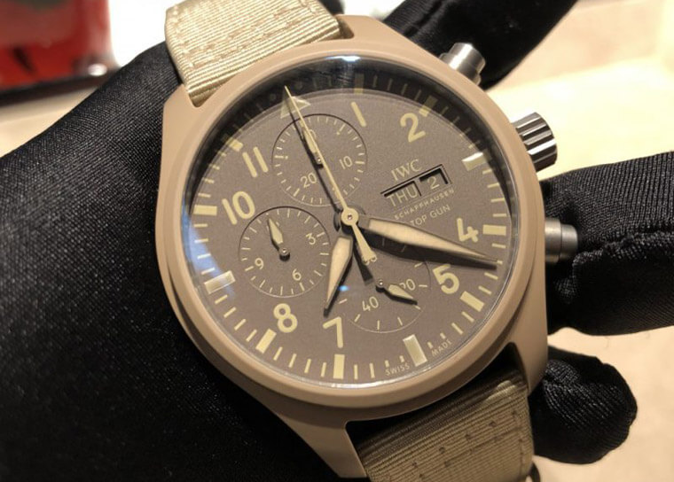 30萬元特殊錶殼推薦 IWC Top Gun莫哈韋沙漠特別版首見沙色陶瓷