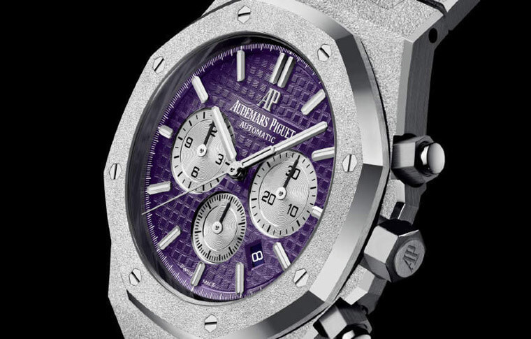 爱彼皇家橡树计时表改霜金白金表壳价格站上200万大关