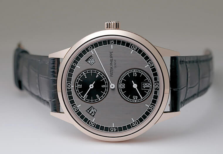 白金停产改换玫瑰金款 百达翡丽5235是品牌唯一一款三针一线年历表