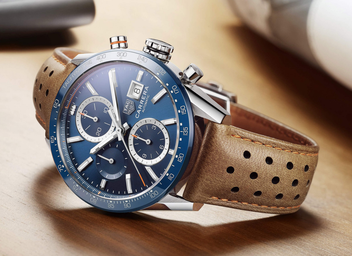泰格豪雅升级版Carrera Calibre 16计时表具备更多新的设计细节