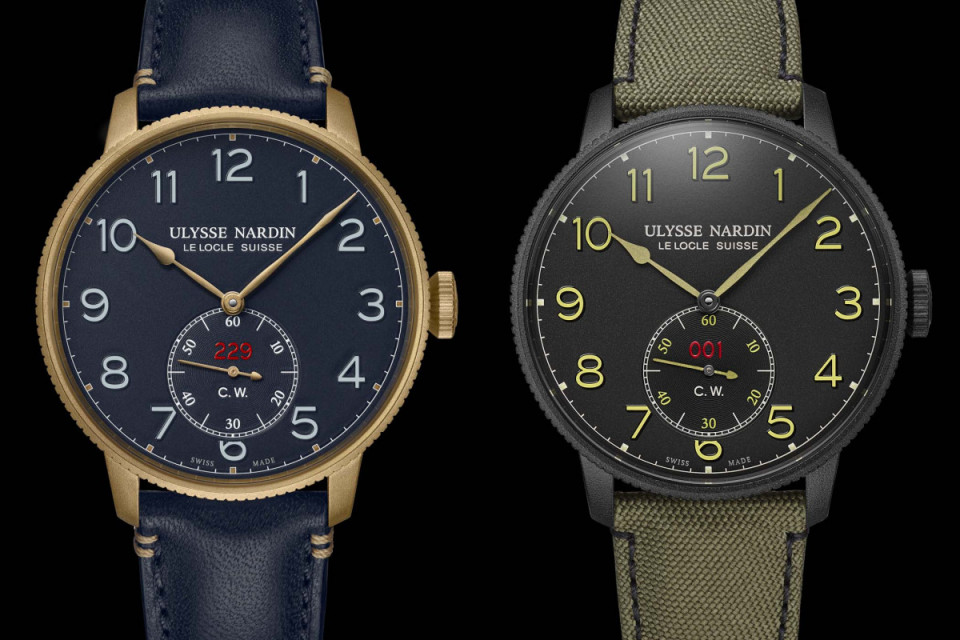 雅典航海系列增添卡其版和青銅版腕錶