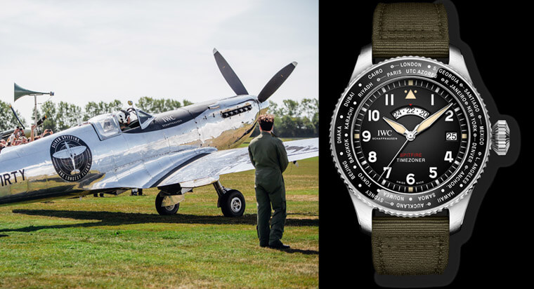 IWC「银翼喷火战斗机之最长的飞行」正式启程 飞行员佩戴喷火战机飞行员世界时区手表出征