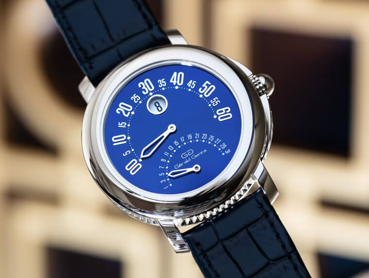 宝格丽Gerald Genta 50周年纪念表以铂金材质突显双逆跳设计的特殊收藏价值