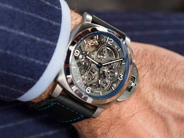 沛納海Luminor系列Lo Scienziato兩地時間陀飛輪的鈦金屬錶殼有哪裡不一樣？