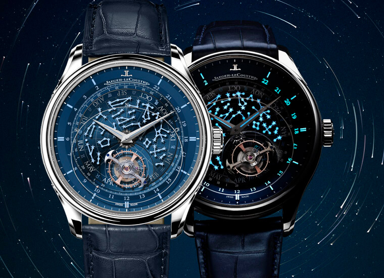 積家超卓傳統陀飛輪大師系列將星空及黃道十二宮的星座放到面盤上