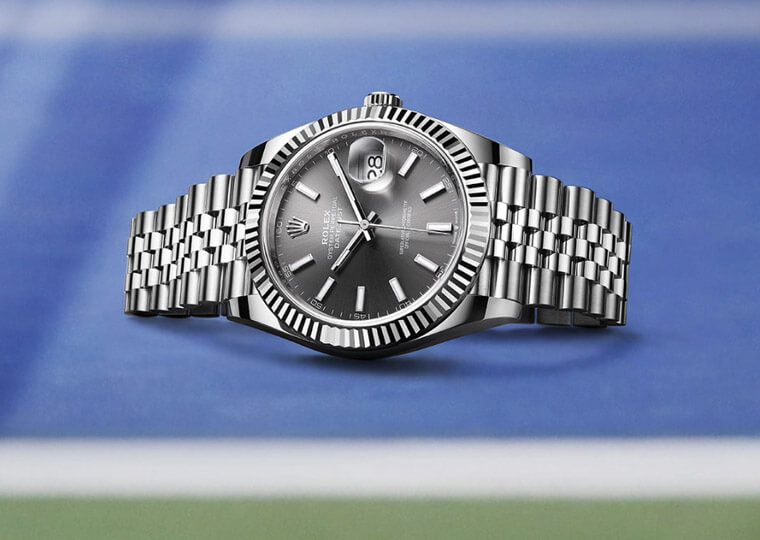 2019年美網進行中 勞力士官方時計Datejust 41最近能見度很高