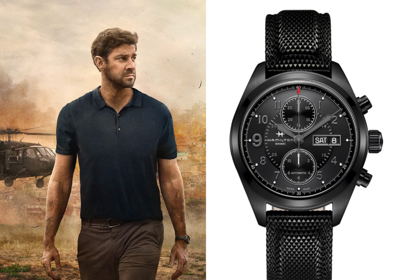 美剧「杰克·莱恩」第二季即将上映 汉米尔顿为其打造了卡其野战系列全黑手表