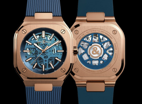 柏莱士捐赠BR05 Skeleton Gold Blue给Only Watch慈善拍卖会