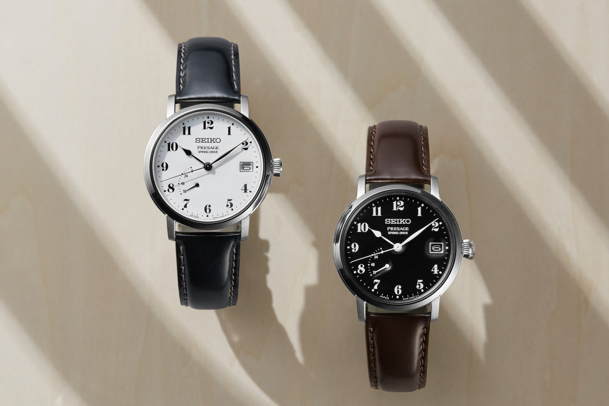 SEIKO Presage系列首度搭載獨家Spring Drive機芯搭配琺瑯面盤