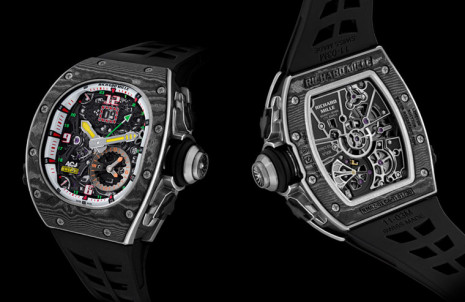 RICHARD MILLE全新RM 62-01陀飛輪震動鬧鈴錶配備鬧鈴、兩地時間等商務旅行人士所需的複雜功能