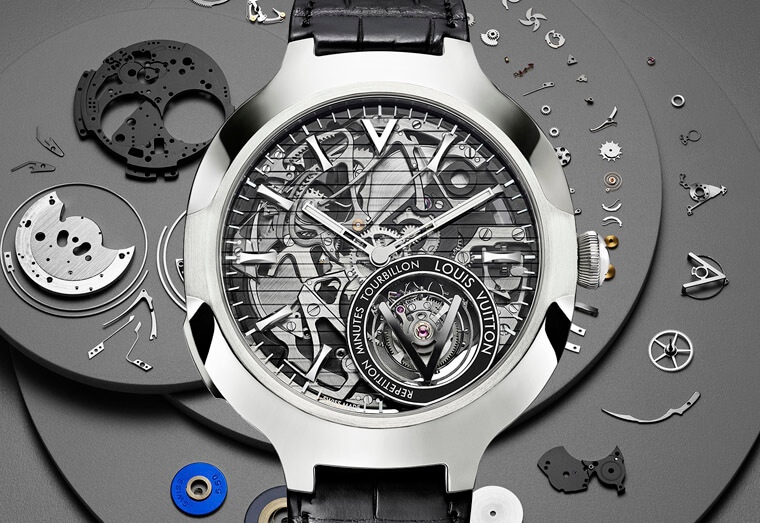 路易威登Voyager飛行陀飛輪三問配備教堂式音簧聽起來更宏亮悅耳