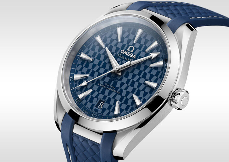 歐米茄Aqua Terra竟然有陶瓷面 原來是東京奧運2020限量版才有的專屬特殊設計