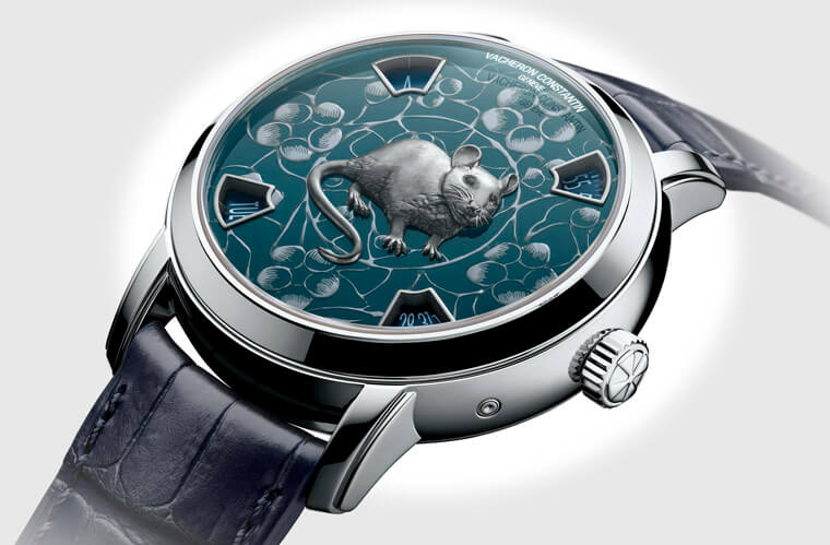 江诗丹顿Métiers d’Art艺术大师系列提前为中国鼠年做准备 连发两款贵金属限量生肖表