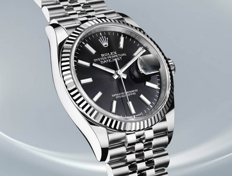 Datejust 36半金壳换上黑面 30万元以内就可以入主