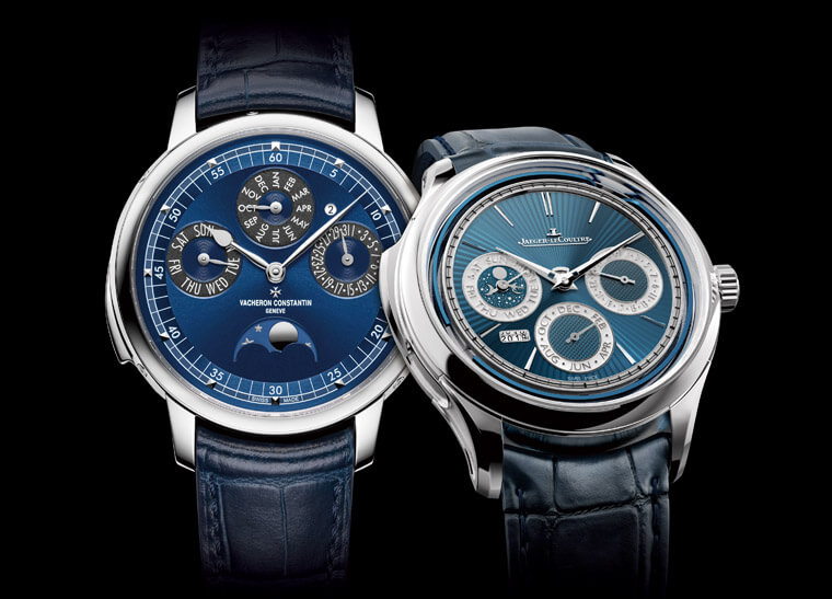 積家和江詩丹頓2019年都推出逼近千萬的白金三問萬年曆