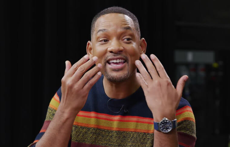 與大導演李安連袂來台宣傳新片雙子殺手 威爾史密斯日前受國外YouTuber訪問時手上戴了一只雅典錶引人好奇