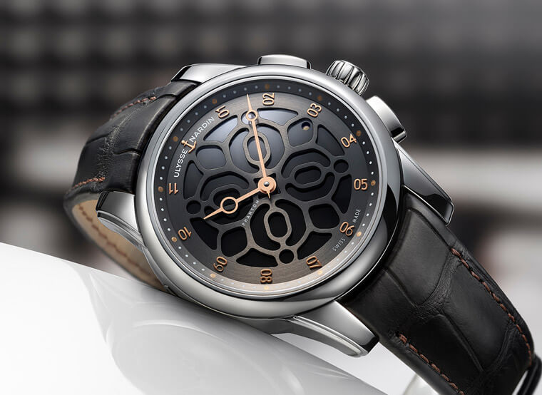 雅典錶攜手頂尖揚聲器品牌帝瓦雷打造擁有85分貝報時功能的Phantom幻影單問報時錶