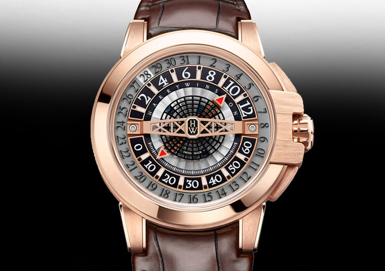 海瑞温斯顿Ocean系列小时、分钟双逆跳挑战你的阅读习惯