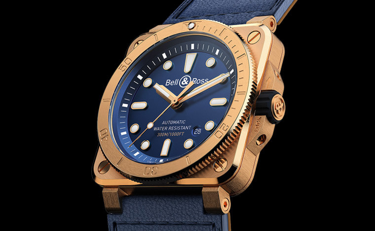 柏萊士BR 03-92青銅潛水錶再度換上海軍藍面盤讓人聯想到水下世界