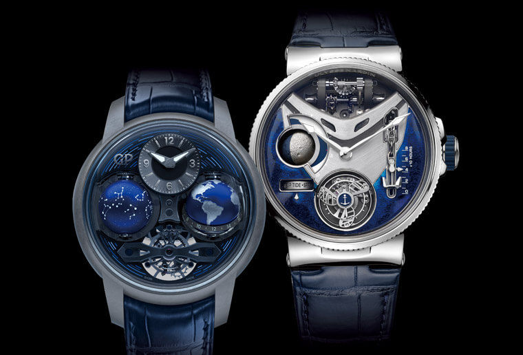 芝柏和雅典分别打造价格破千万的立体星象∕月相陀飞轮手表 简直像艺术品等级