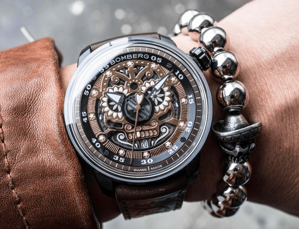 BOMBERG以墨西哥街头流浪乐队为灵感推出BB-01墨西哥黄金骷髏自动大三针