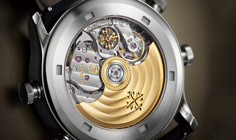 百達翡麗兩地時間鬧鈴錶5520搭載的機芯採用與問錶同級的音簧 聽起來超享受